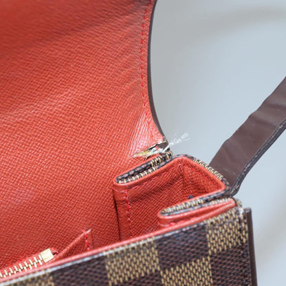 Louis Vuitton Tribeca, Brown, Canvas, shoulder