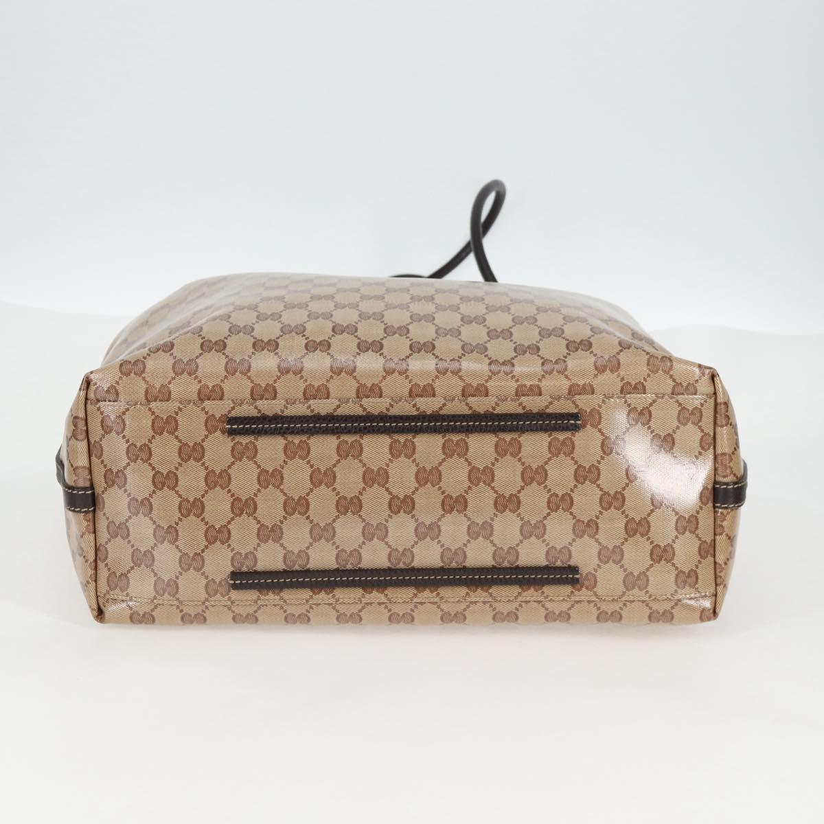 Gucci GG crystal, Beige, Canvas, tote