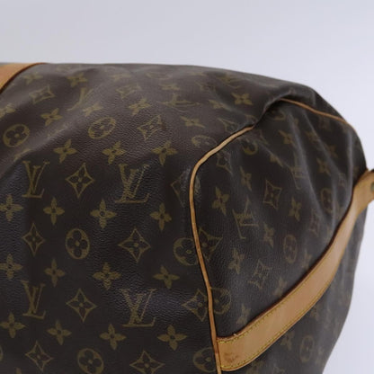 Louis Vuitton Keepall Bandouliere 55, Brown, Canvas, travel