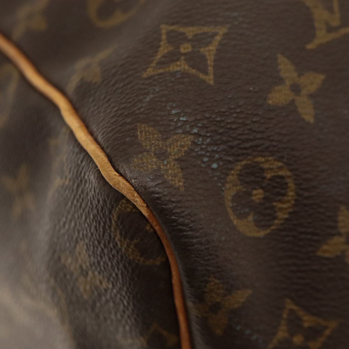 Louis Vuitton Keepall 60, Brown, Canvas, travel