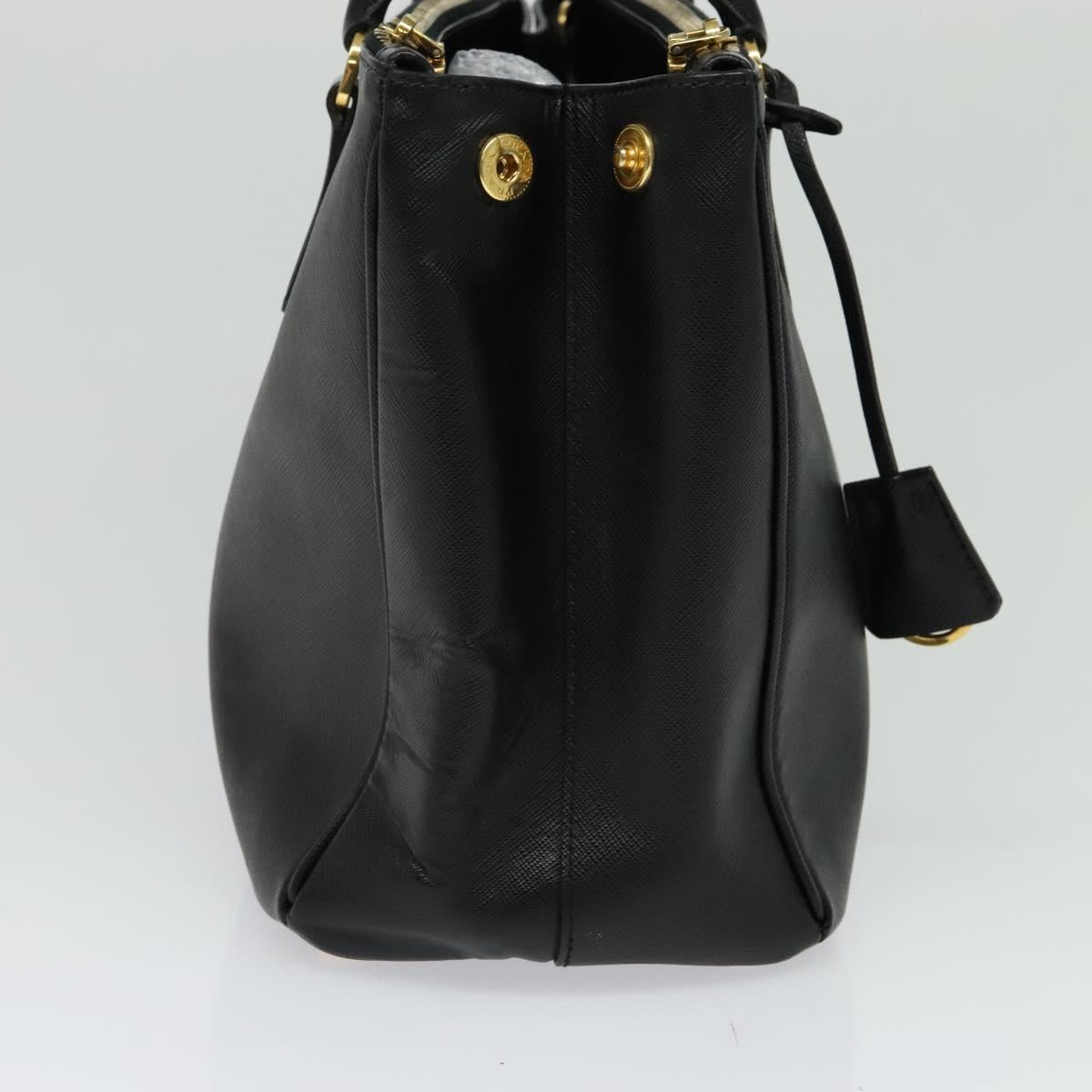 Prada Galleria, Black, Leather, handbag