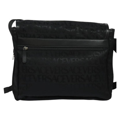 Versace, Black, Canvas, shoulder