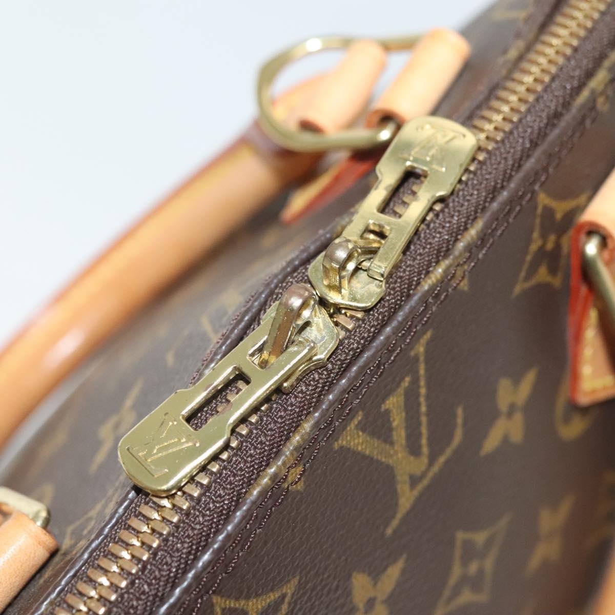Louis Vuitton Alma, Brown, Canvas, handbag