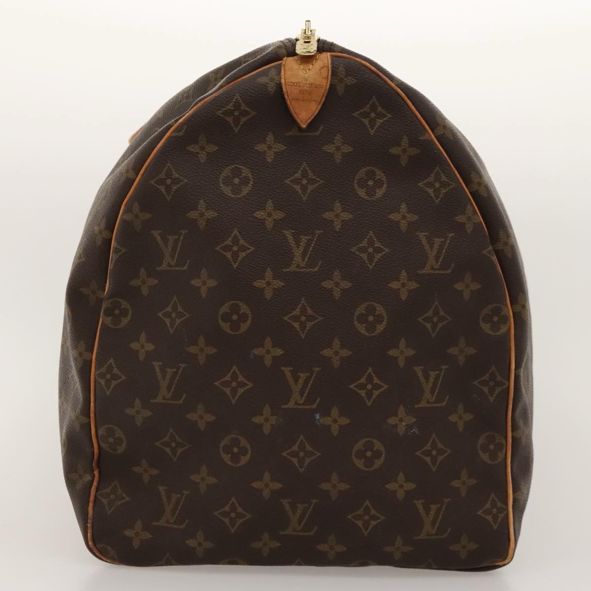 Louis Vuitton Keepall 60, Brown, Canvas, travel