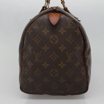 Louis Vuitton Speedy 30, Brown, Canvas, handbag