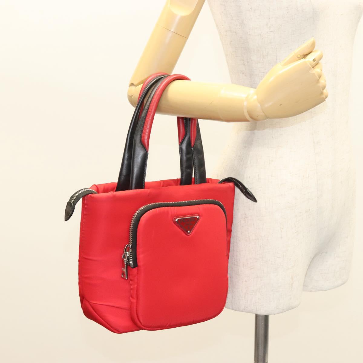 Prada Tessuto, Red, NYLON, tote