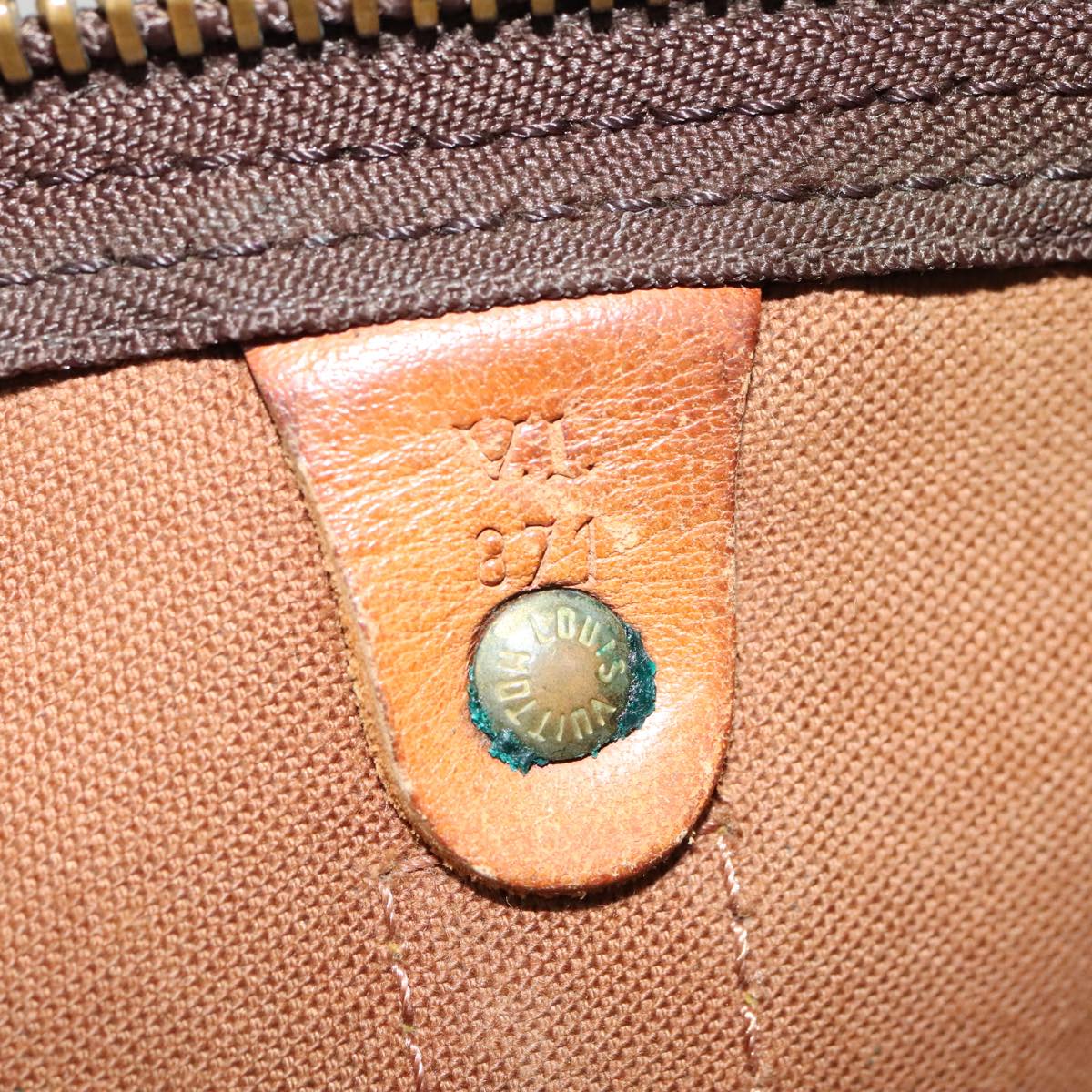 Louis Vuitton Keepall 60, Brown, Canvas, travel
