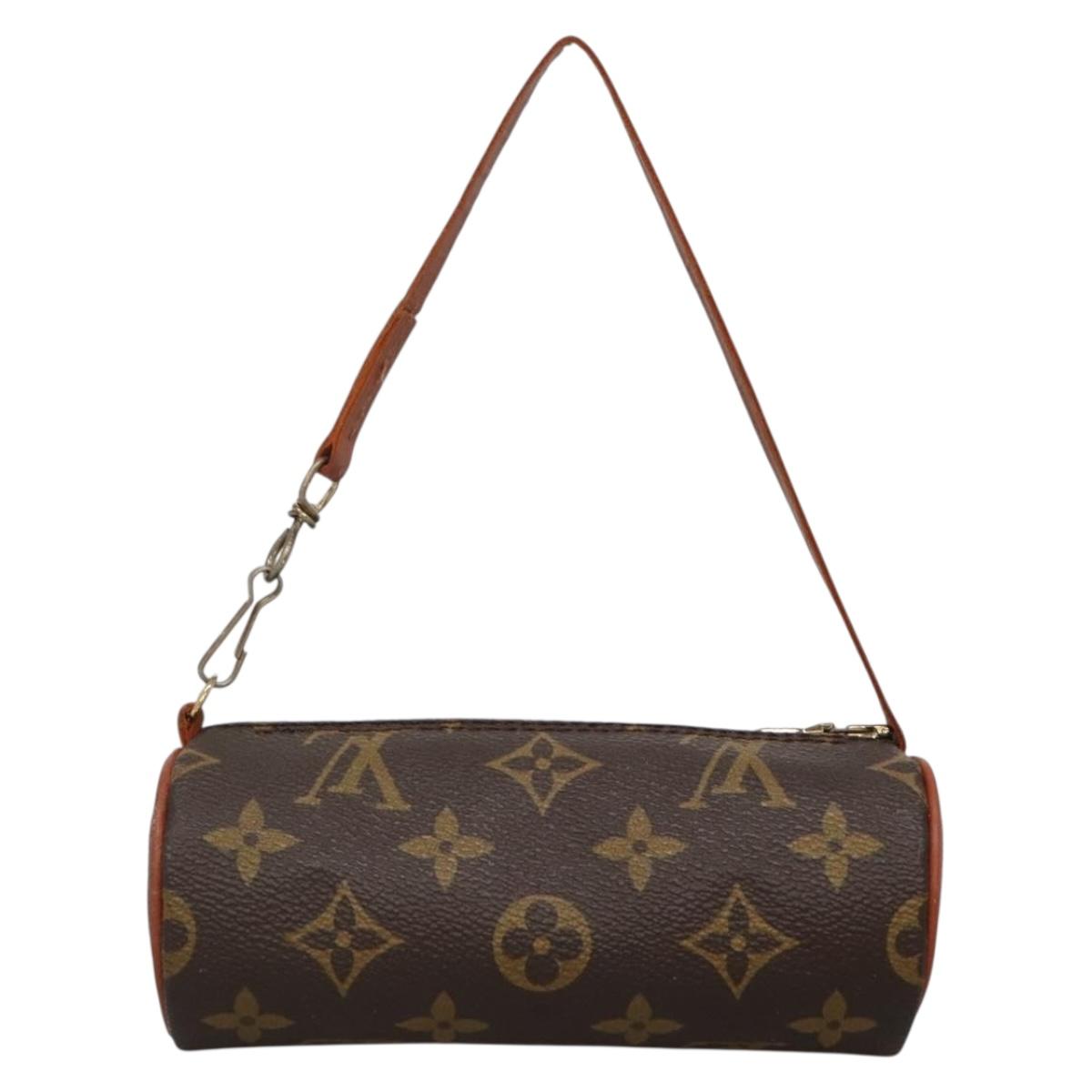 Louis Vuitton Papillon Handbag Monogram Canvas, BROWN, CANVAS, Handbag