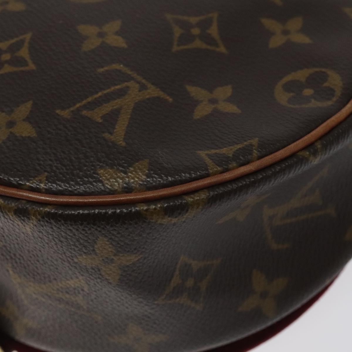 Louis Vuitton Tambourine, Brown, Canvas, shoulder