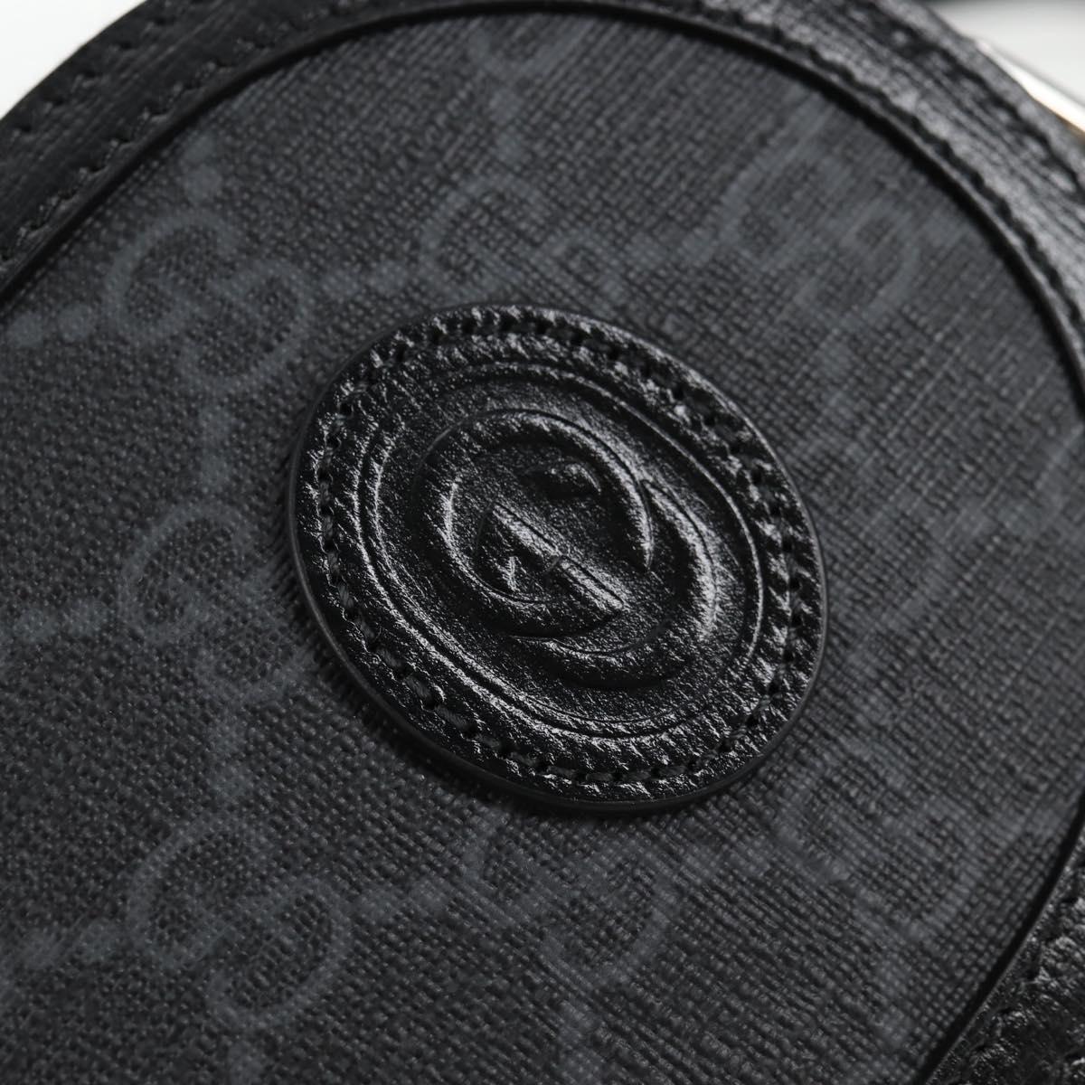 Gucci GG canvas, Black, Canvas, shoulder