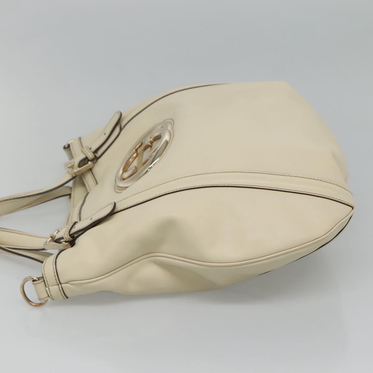 Gucci Interlocking G, Beige, Leather, tote