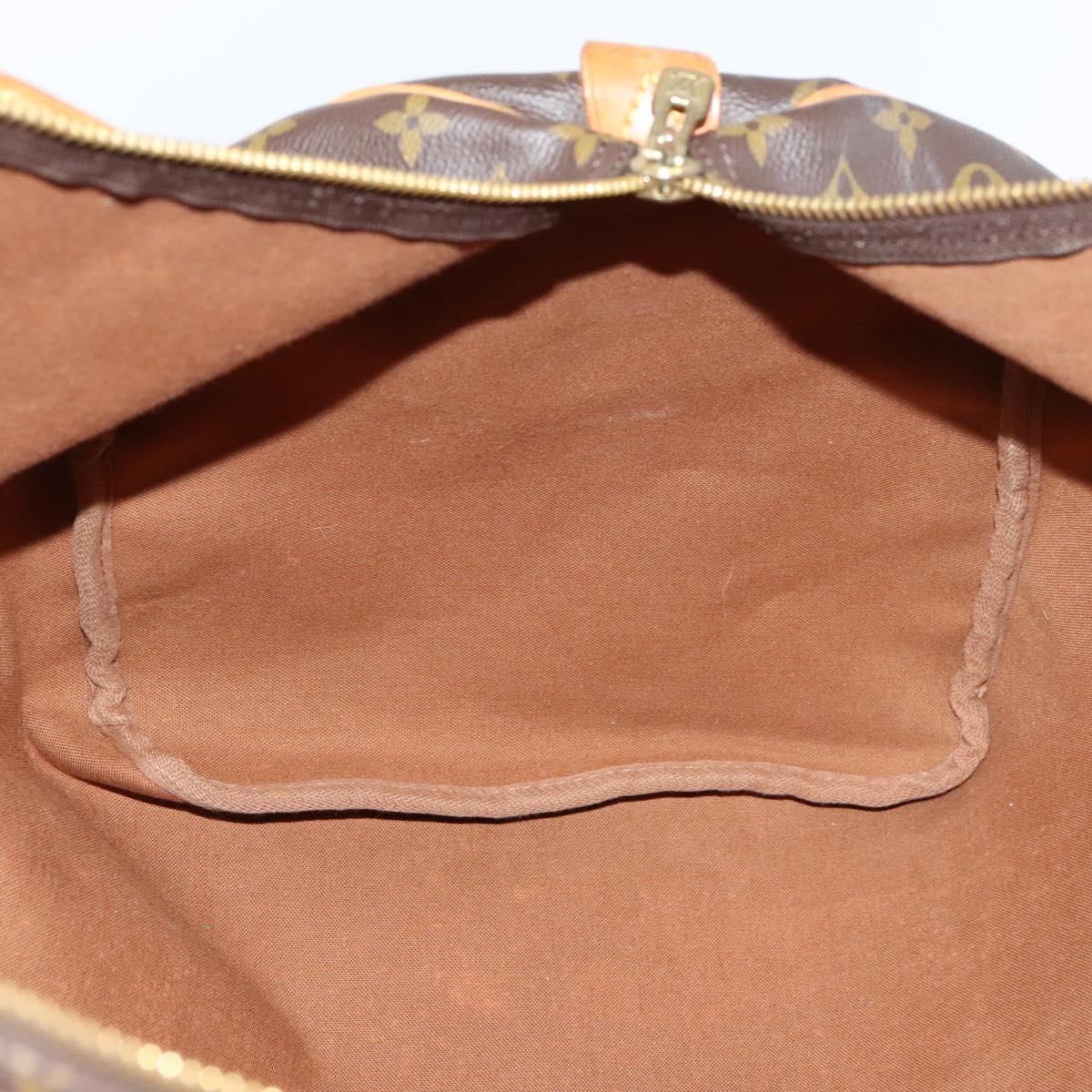 Louis Vuitton Keepall 60, Brown, Canvas, travel
