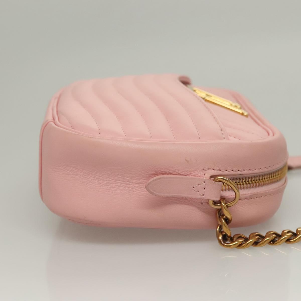 Louis Vuitton New Wave, Pink, Leather, shoulder