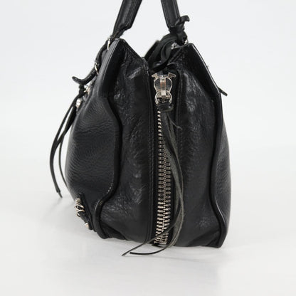 Balenciaga Papier, Black, Leather, handbag