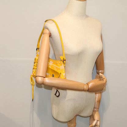 Christian Dior DIOR Surf Canvas, YELLOW, CANVAS, Shoulder bag