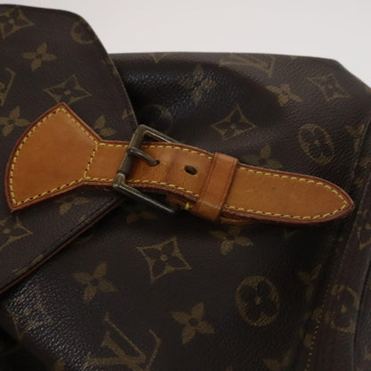 Louis Vuitton Montsouris, Brown, Canvas, backpack