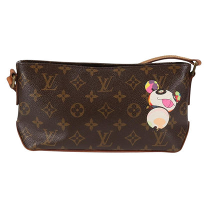 Louis Vuitton Trotteur, Brown, Canvas, shoulder