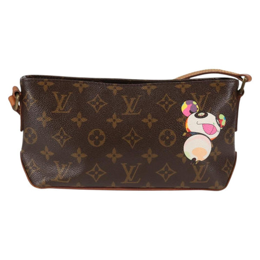Louis Vuitton Trotteur, Brown, Canvas, shoulder