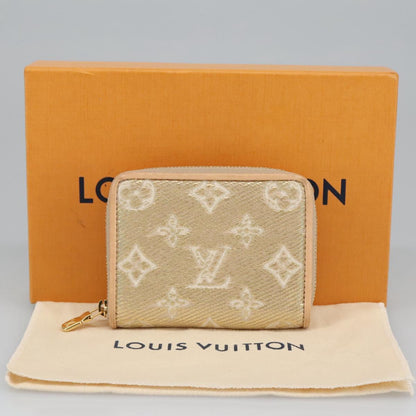 Louis Vuitton Zippy coin purse, Gold, Canvas, wallet