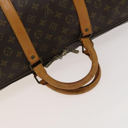 Louis Vuitton Keepall 60, Brown, Canvas, travel