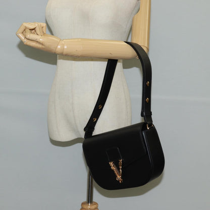 Versace Medusa, Black, Leather, shoulder