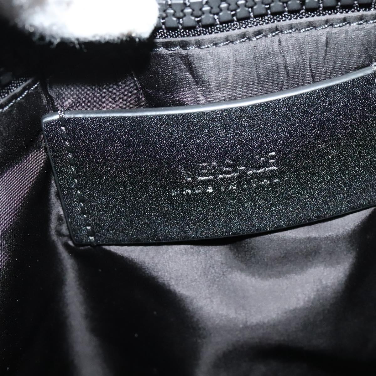 Versace, Black, Canvas, shoulder
