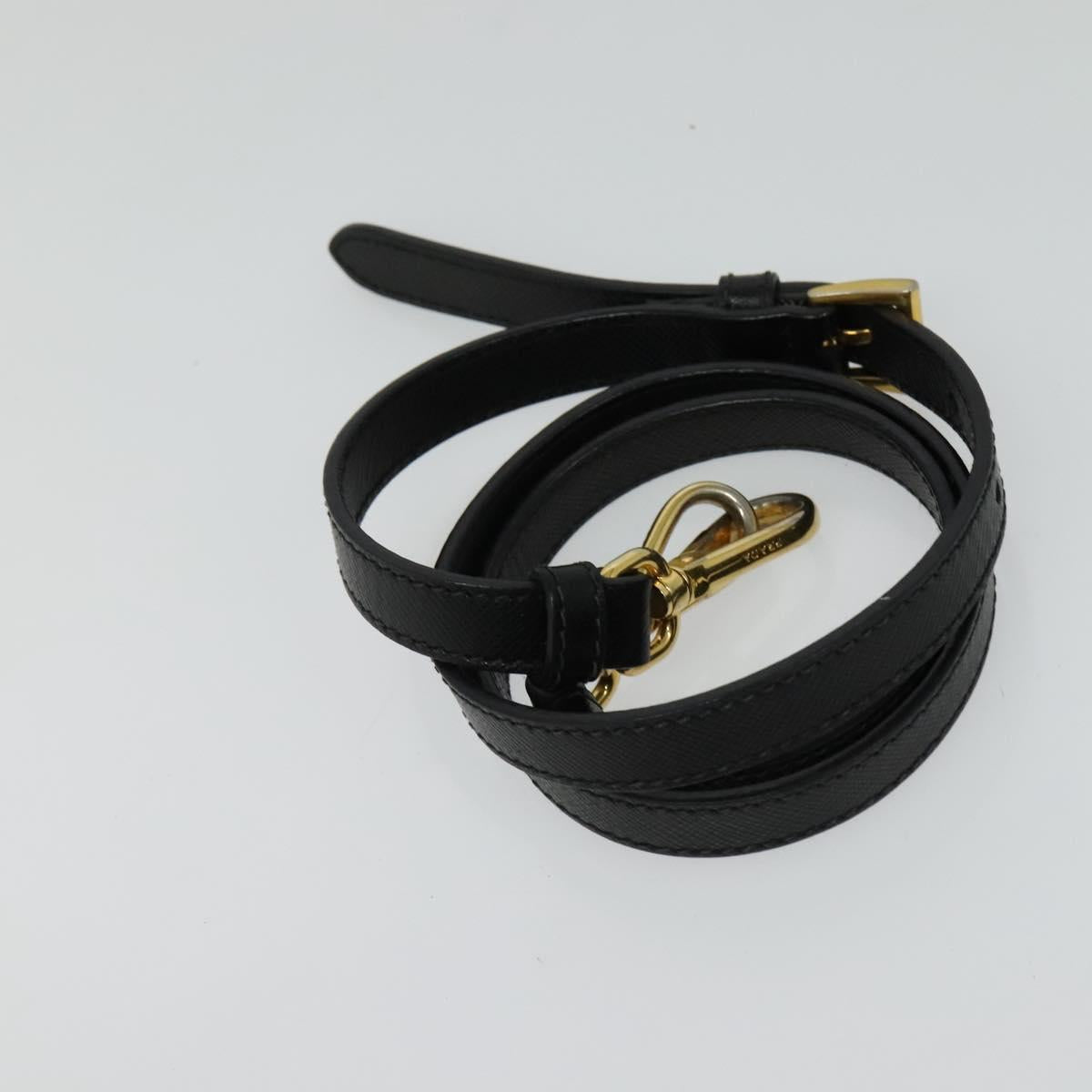 Prada Galleria, Black, Leather, handbag