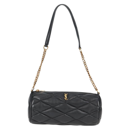 Yves Saint Laurent, Black, Leather, shoulder