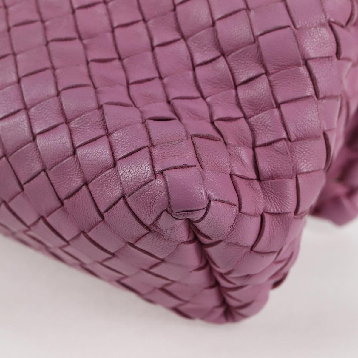Bottega Veneta Olimpia, Purple, Leather, shoulder