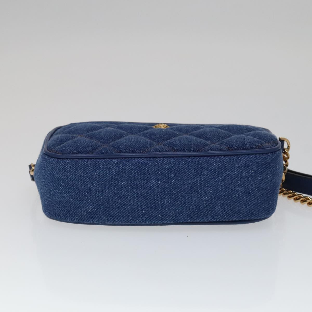Versace, Blue, Denim - Jeans, shoulder