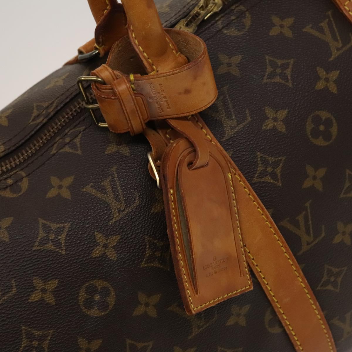 Louis Vuitton Keepall 50, Brown, Canvas, travel