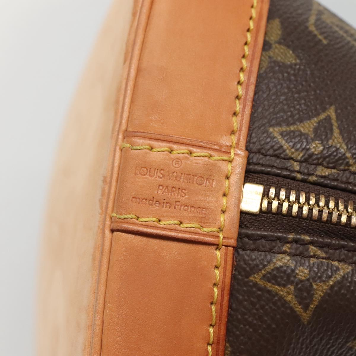 Louis Vuitton Alma, Brown, Canvas, handbag