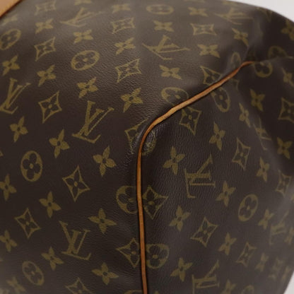 Louis Vuitton Keepall 55, Brown, Canvas, travel
