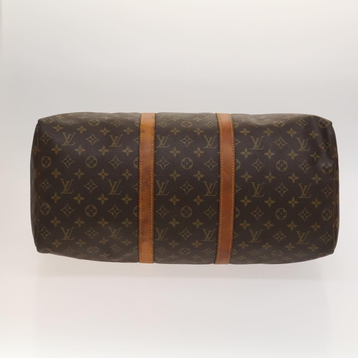 Louis Vuitton Keepall 50, Brown, Canvas, travel