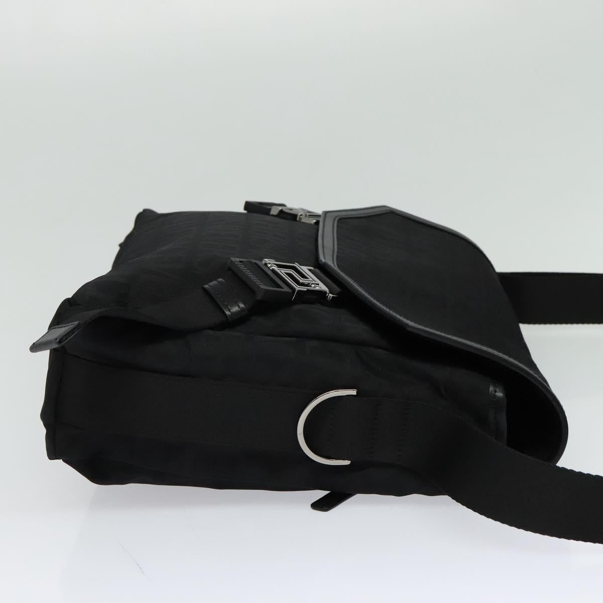 Versace, Black, Canvas, shoulder