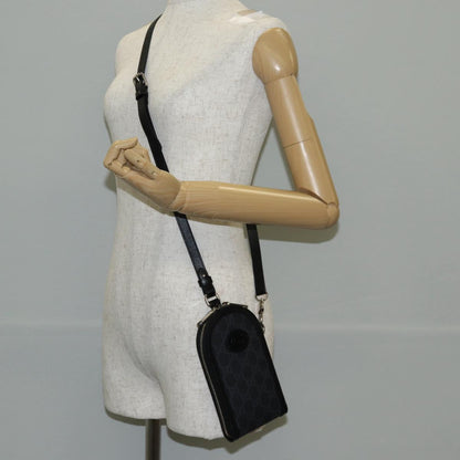 Gucci GG canvas, Black, Canvas, shoulder