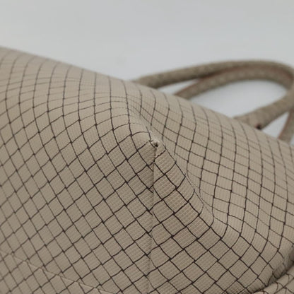Bottega Veneta Marco polo, Grey, Canvas, tote