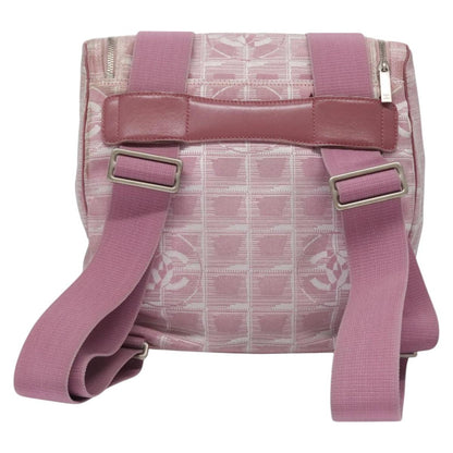 Chanel Travel line, Pink, Canvas, backpack
