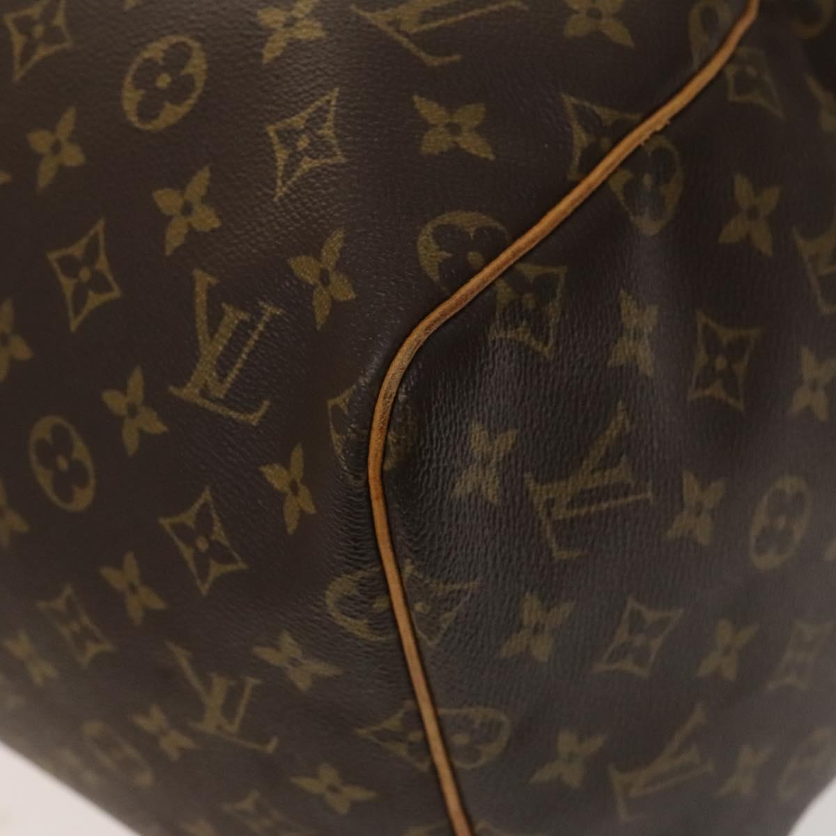 Louis Vuitton Keepall 55, Brown, Canvas, travel