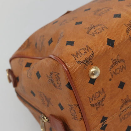 MCM Visetos, Brown, Canvas, travel