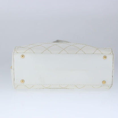 Chanel Wild stitch, White, Leather, handbag