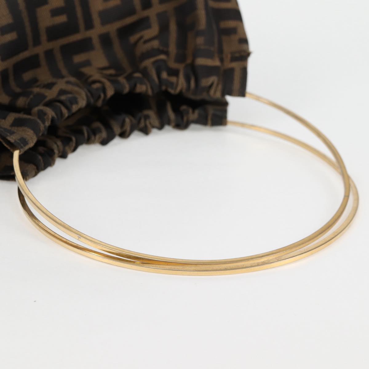 Fendi Zucca, Brown, Canvas, handbag