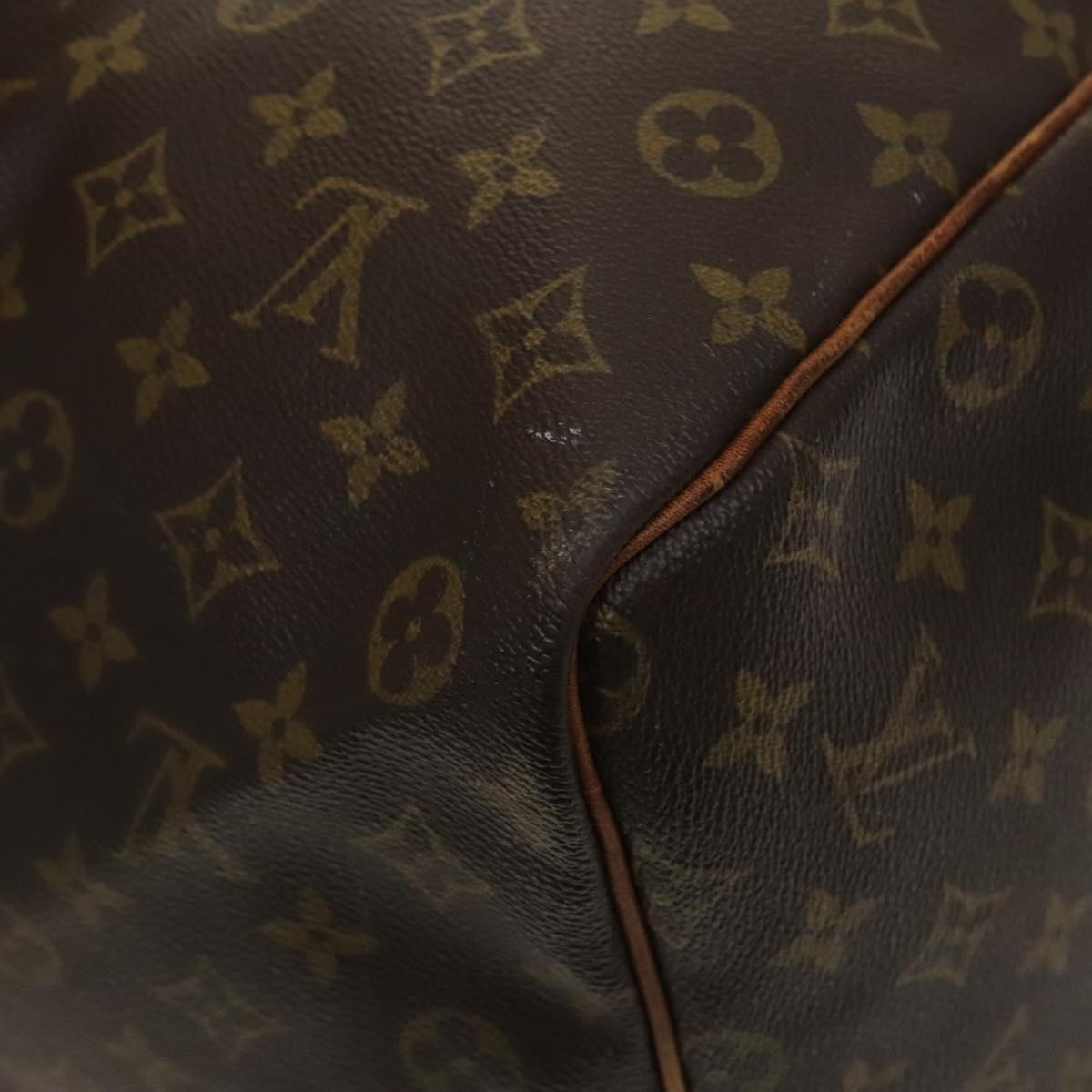 Louis Vuitton Keepall 60, Brown, Canvas, travel