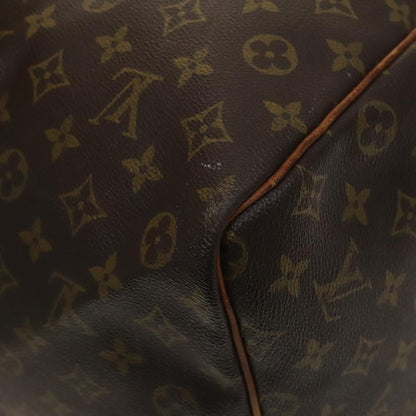 Louis Vuitton Keepall 60, Brown, Canvas, travel