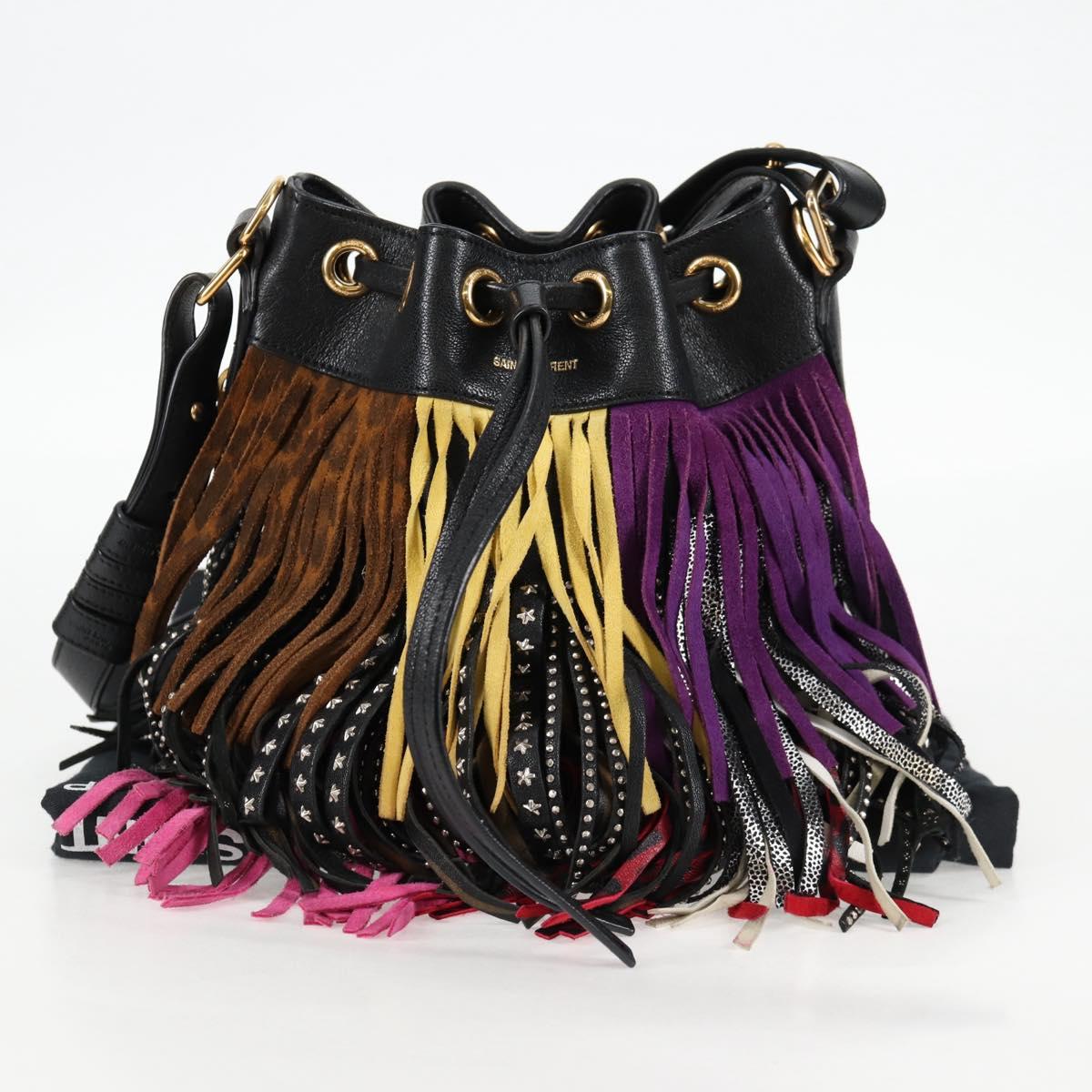 Saint Laurent Emmanuelle, Multicolour, Leather, shoulder
