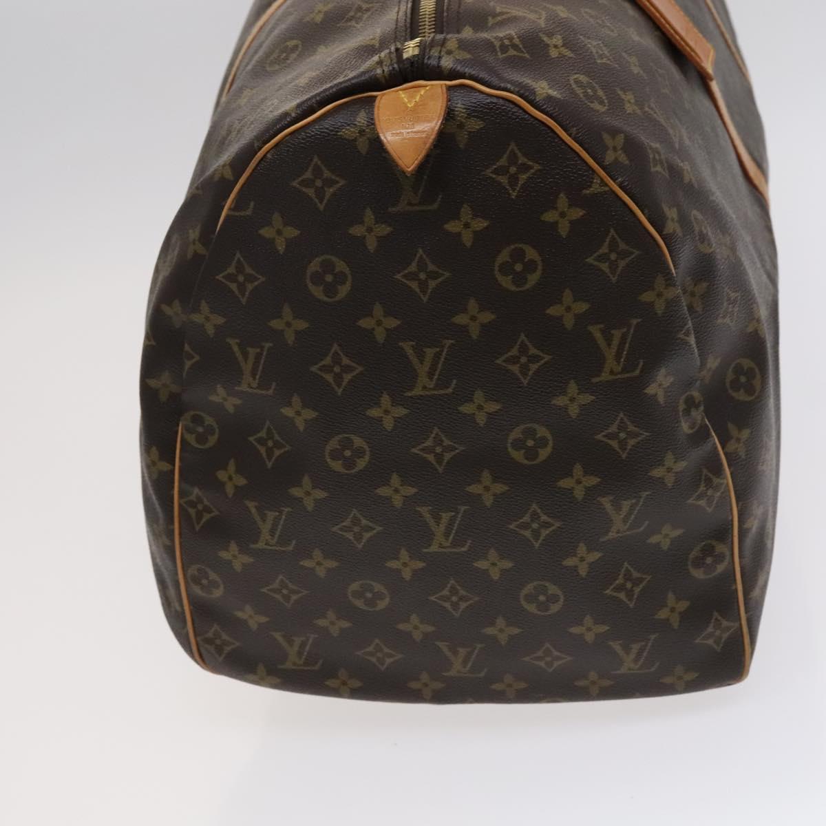Louis Vuitton Keepall 60, Brown, Canvas, travel