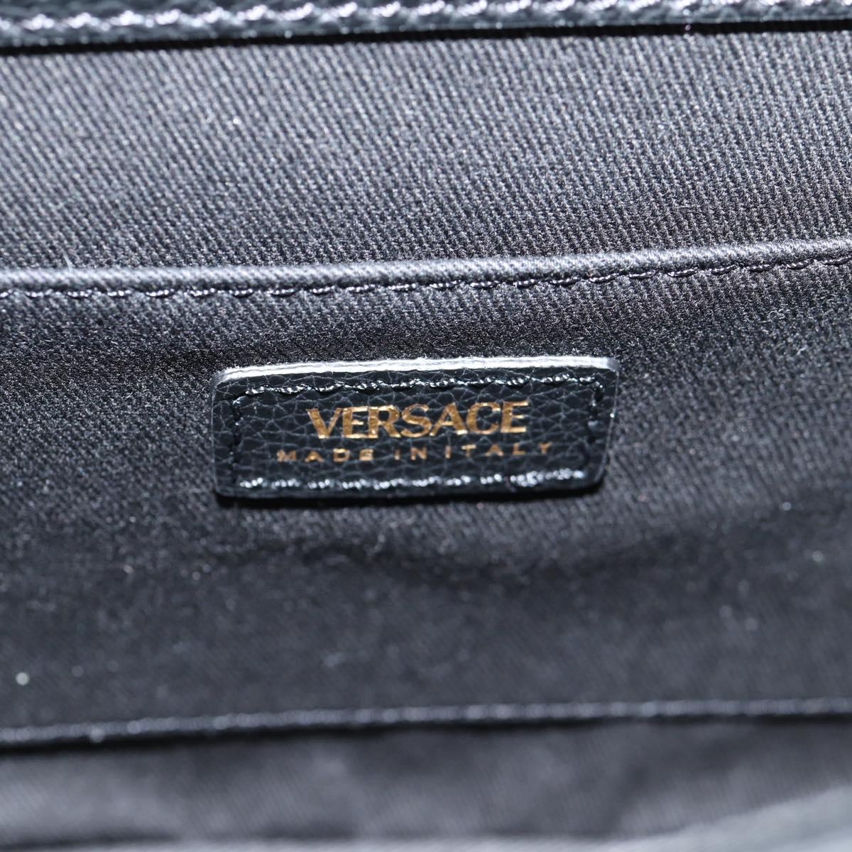 Versace Medusa, Black, Leather, shoulder