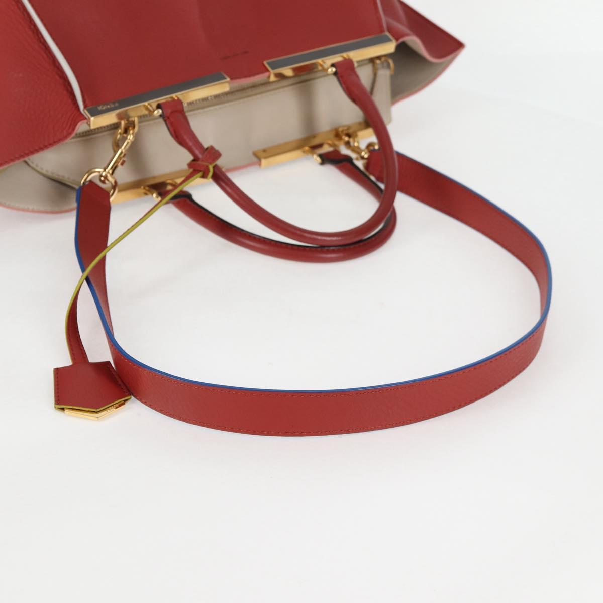 Fendi 3Jours, "BROWN,GOLD", Leather, tote