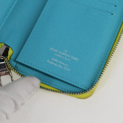 Louis Vuitton Zippy Wallet Vertical, Yellow, Canvas, wallet