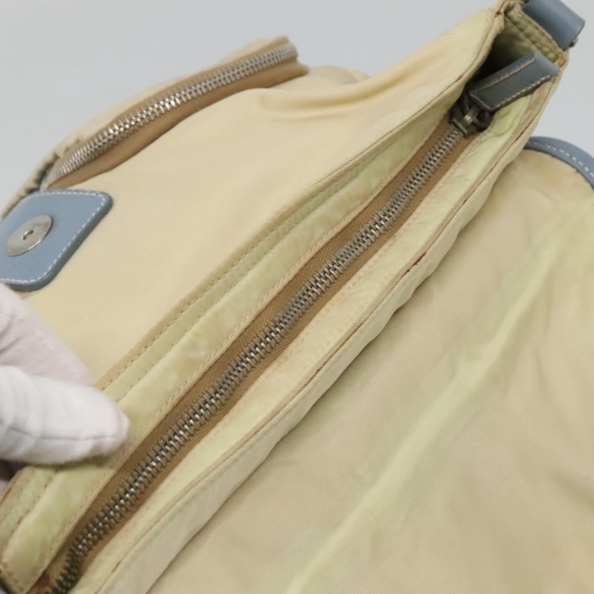 Prada Re-Nylon, Beige, Canvas, shoulder